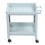 2 Tier Nordic Blue Plastic Bathroom Floor Shelf 3