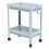 2 Tier Nordic Blue Plastic Bathroom Floor Shelf 16