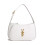 (White) Simple underarm bag versatile fashionable shoulder bag 1