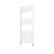 (white, 1200x450mm) Stylish Straight Towel Rail HeatingTowel Radiator