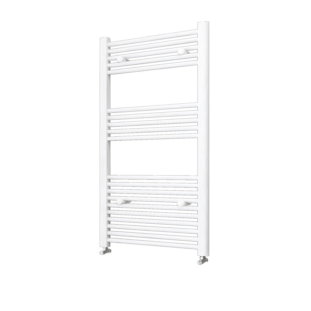 Aica (White, 1200X550mm) Stylish Straight Towel Rail Heatingtowel Radiator