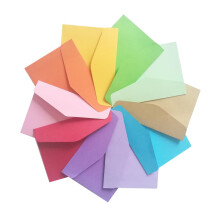 Mini Envelopes Pack Of 30, Money & Gift Card Envelopes, Colourful Card Envelopes For Jewellery Storage