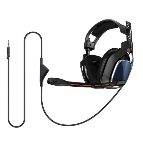 2m schwarzes Gaming-Headset-Kabel, A10 A40 A30