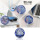 Mini-Globus Blau Fliegende Kugel 200 mAh USB-Sensor 8