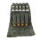Portable Spice Bag Canvas with 9 Jars OD Green 16