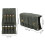 Portable Spice Bag Canvas with 9 Jars OD Green 2