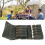 Portable Spice Bag Canvas with 9 Jars OD Green 15