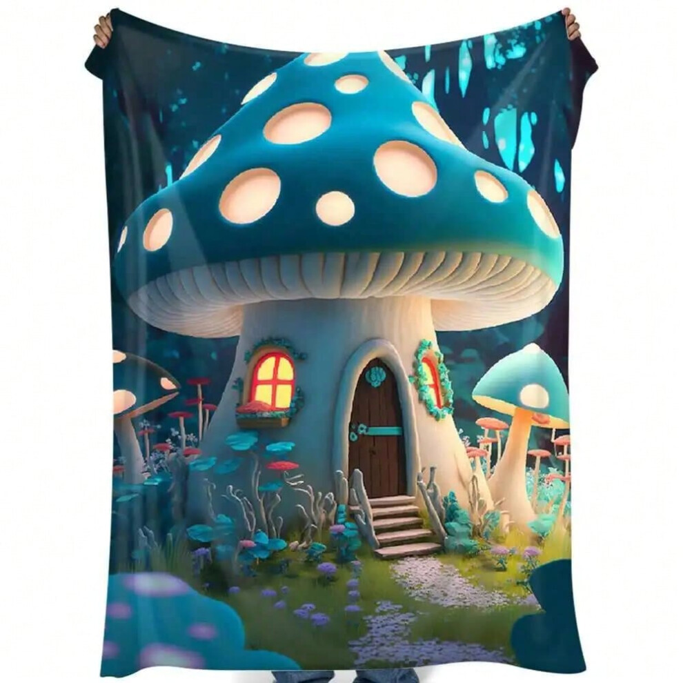 (W, 130x200cm) swaddle Cartoon super scene blanket flannel soft blanket summer air conditioning Nap blanket children's day gift-image-OPC-PJH6X99-NEW