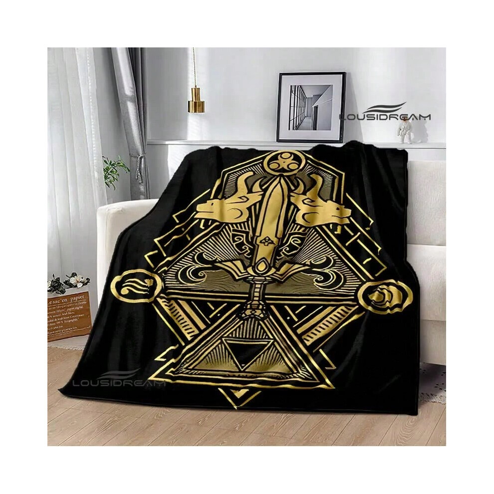 (2, 150x200cm) 3D Z-Zeldas Cartoon blanket Warm Flannel blankets Soft and comfortable blanket Home Travel Blankets bed linings Birthday Gift-image-OPC-PJH6YJ5-NEW