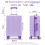 20 inch Lightweight PC Hard Shell Carry on Suitcase 7