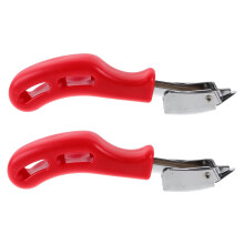 Staple Removal Tool Pack Of 2, Upholstery Adhesive Remover, Tack Puller, Nail Puller, Ergonomic Design, PP