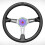 75MM Universal Hex Horn Button Cover for 6 Bolts Steering Wheel 14