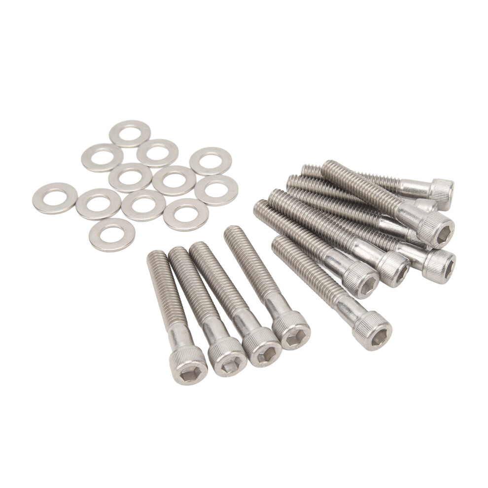 Hardened 304 Stainless Steel Cylinder Head Bolts Kit For Ford Sbf 289 302 5.0L 351W 9461338423250