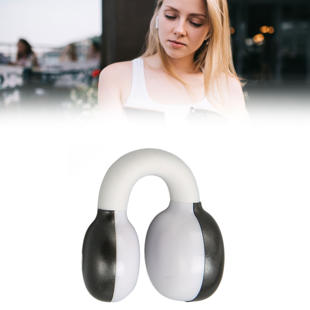 Wireless Clip-On Earphones Stereo Noise Canceling Waterproof 50Mah Grey 9411338425198