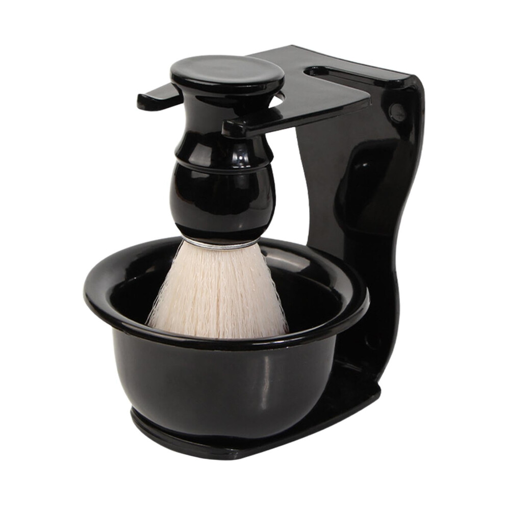 Beard Brush Shaving Soap Dish Set 3 Piece Beard Care Kit For Face And Beard Cleaning