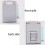Plastic Document Stand Foldable Reading Stand For Desk Copy Holder With Line Guide For Home Office School 4