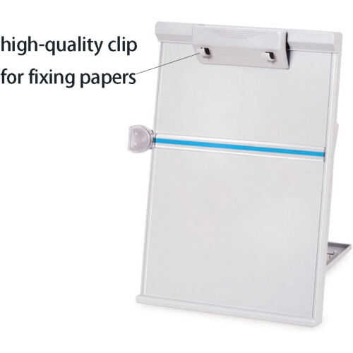 Plastic Document Stand Foldable Reading Stand For Desk Copy Holder With Line Guide For Home Office School 2