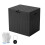 Living And Home 126L Garden Storage Box with a Padlock, Black Rattan Texture 4