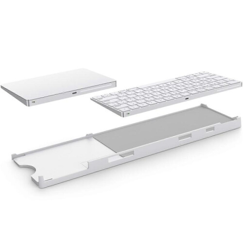 X8J BESTAND for Apple Magic Trackpad 2 3 Magic Keyboard 2 3 Adjustable h7a Bracket Desktop Holder St