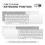 X8J BESTAND for Apple Magic Trackpad 2 3 Magic Keyboard 2 3 Adjustable h7a Bracket Desktop Holder St 2