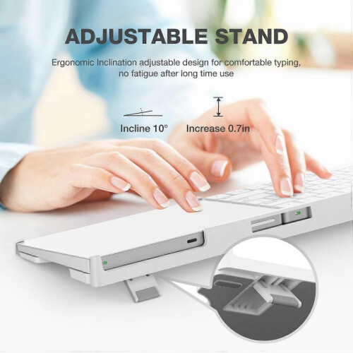 X8J BESTAND for Apple Magic Trackpad 2 3 Magic Keyboard 2 3 Adjustable h7a Bracket Desktop Holder St 2
