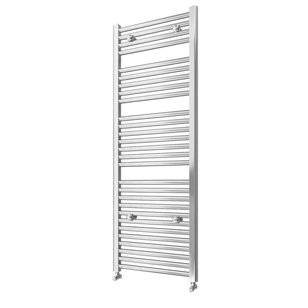Aica (Chrome, 1200X450mm) Stylish Straight Towel Rail Heating Towel Radiator