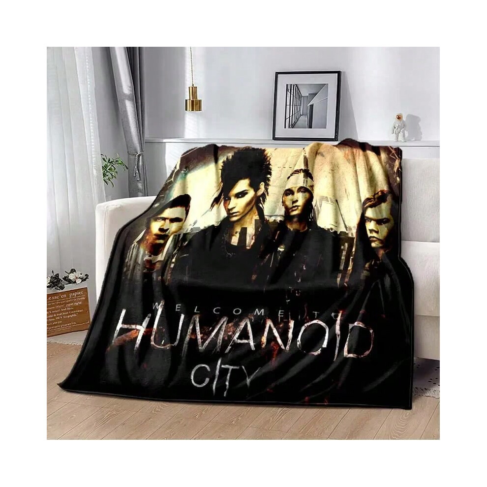 (28, 130cmx150cm) Fashionable Art Print Tokio Hotel Throws Blanket Home Living Room Sofa Sleeping Blanket Bedding Supplies Warm Cover Blanket Gift-image-OPC-PJH76HN-NEW