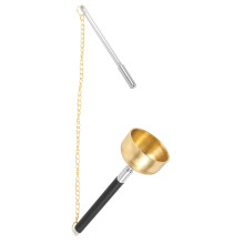 Buddhism Hand Bell Copper Decorative Bell for Meditation and Music Hand Percussion Instrument
