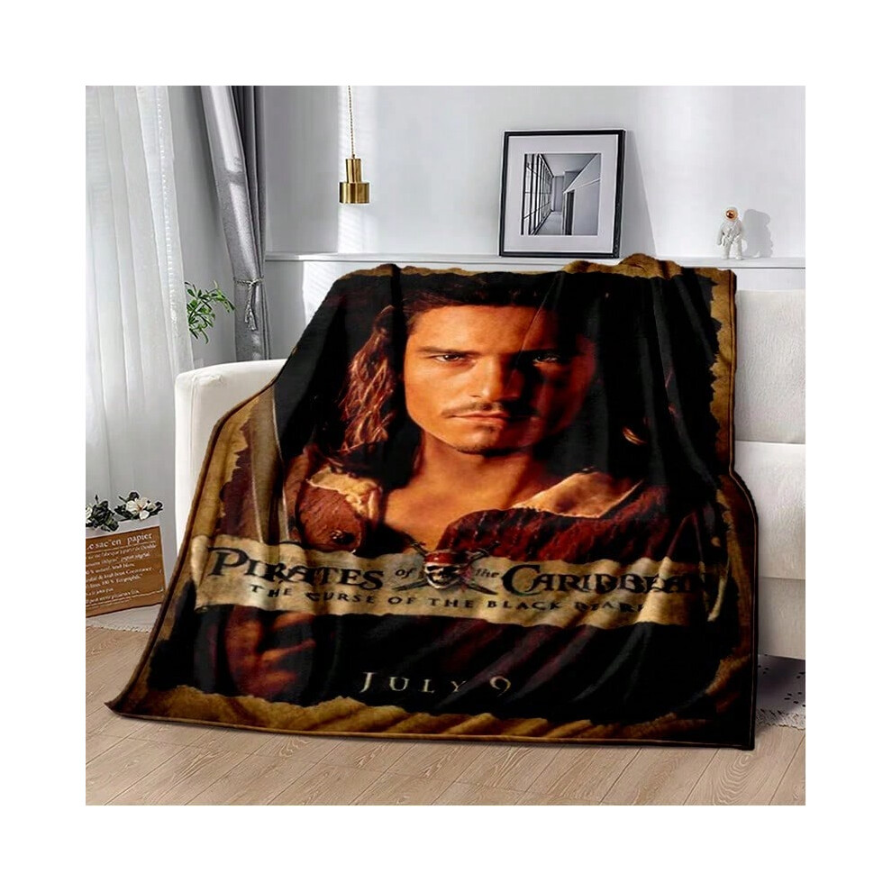 (22, 180x230cm( 70x90in )) 2025 New Pirates of The Caribbean Jack Sparrow Johnny Depp Soft Flannel Blanket,Throw Blanket Picnic Beds Sofa Home Bedroom-image-OPC-PJH77KH-NEW