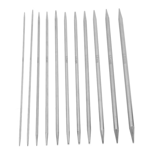 55 Stück doppeltspitzige Stricknadeln 2,0-6,0mm 2