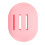 Doppelseitiger Silikon-Schwammhalter für Make-up Pink 5