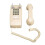 Waterproof Retro Wall Phone Beige with Volume Control for Home & Office 16