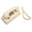 Waterproof Retro Wall Phone Beige with Volume Control for Home & Office 12