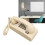 Waterproof Retro Wall Phone Beige with Volume Control for Home & Office 14