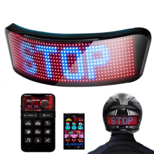 Led Helmet Display Motorcycle Helmet Warning Light Night Riding DIY