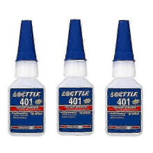 3x Loctite Henkel 401 (20ml) Instant Adhesive Super Glue