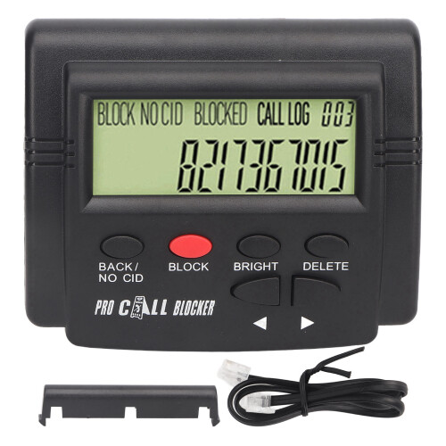 Call Blocker 4000 Gruppen große schwarze ABS-LCD-Box 1