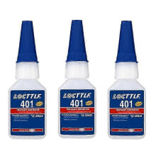 3x Loctite Henkel 401 (20ml) Instant Adhesive Super Glue