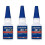 3x Loctite Henkel 401 (20ml) Instant Adhesive Super Glue 1