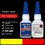 3x Loctite Henkel 401 (20ml) Instant Adhesive Super Glue 4