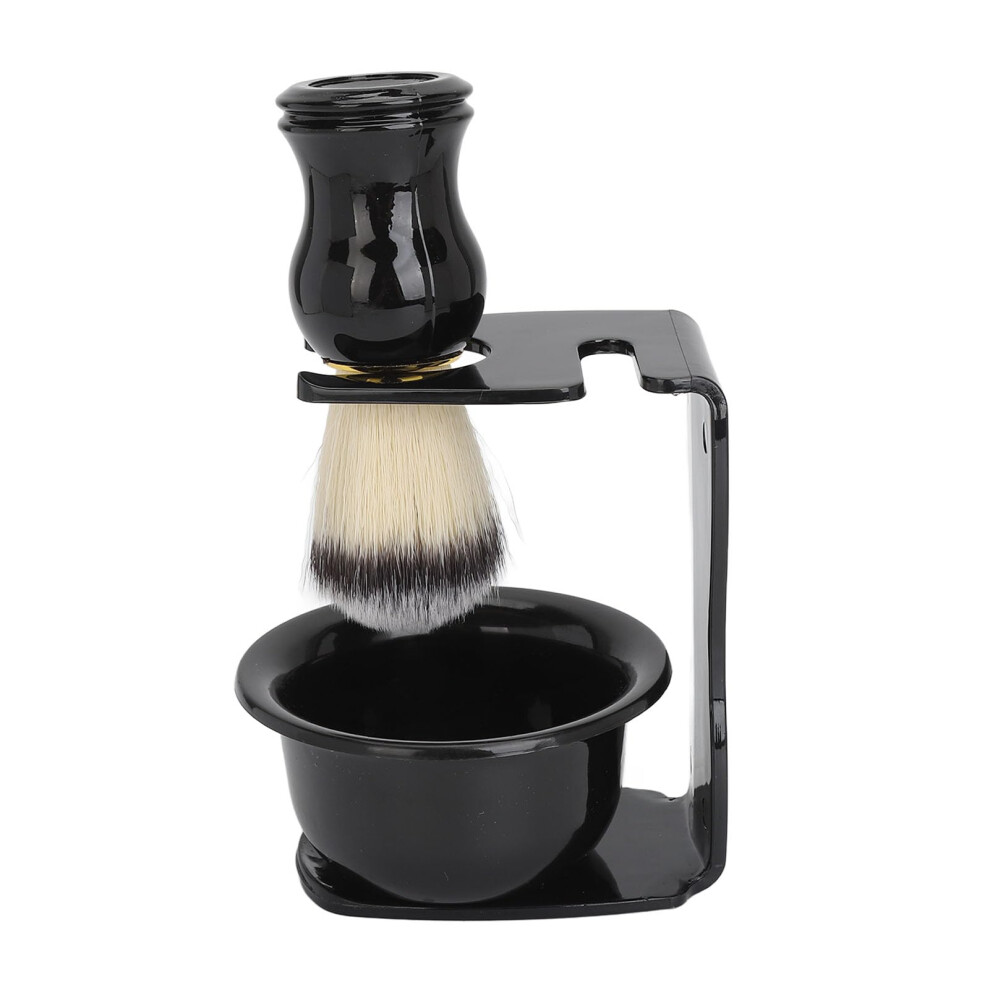 Beard Grooming Kit With Brush Holder, Soap Dish, Shaving Brush Set, Pocket Beard Brush, Men's Hair Cleaning Kit