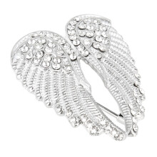 Engelsflügel-Brosche – Legierungs-Rhinestone-Clip