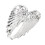 Engelsflügel-Brosche – Legierungs-Rhinestone-Clip 11
