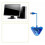 PS2 zu PC-Konverter 1 auf 2 Plug and Play, Blau 14
