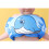 Aufblasfreie Kinderschwimmweste EPE 65-77 cm Wal 4