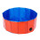 Faltbarer runder Pool 80x20cm rotes PVC 2,4 lb 5