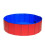 Faltbarer runder Pool 80x20cm rotes PVC 2,4 lb 7
