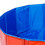 Faltbarer runder Pool 80x20cm rotes PVC 2,4 lb 12