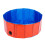 Faltbarer runder Pool 80x20cm rotes PVC 2,4 lb 2