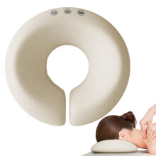 Massage Bed Headrest Face-Down Cushion, Universal Face Support, Abdominal Pillow, Gray, Spa And Salon Table Compatible